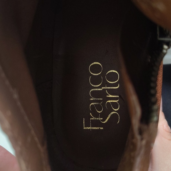 Franco Sarto Tan Ankle Booties Size 9 - Picture 7 of 7